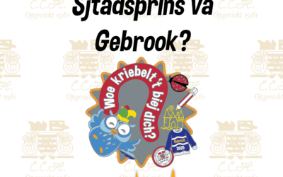 Wae waert d’r nuje Sjtadsprins va Gebrook?